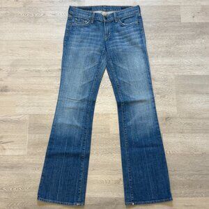 Citizens of Humanity Elle 064 Jeans Sz 28 Low Bootcut Distressed